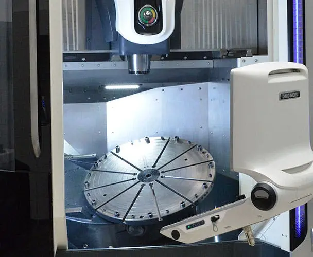 Innenansicht einer Fräshmaschine